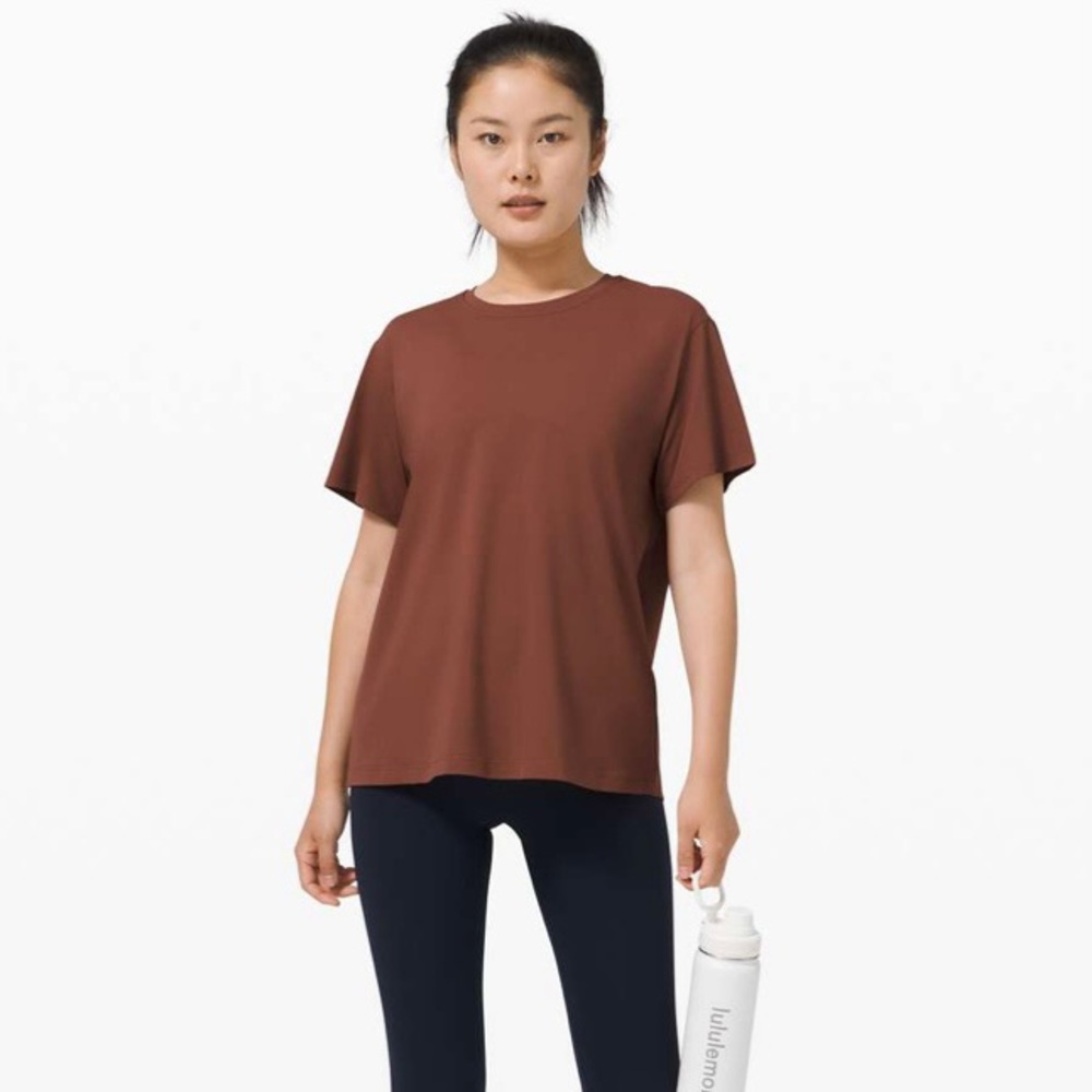 Lululemon All Yours Short Sleeve Tee *TRAIN* in Ancient Copper